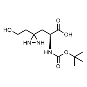 (S)-2-((tert-butoxycarbonyl)amino)-3-(3-(2-hydroxyethyl)diaziridin-3-yl)propanoic acid|CS-0022871