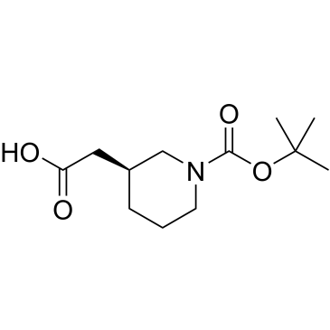 (3S)-1-[(1,1-Dimethylethoxy)carbonyl]-3-piperidineacetic acid|CS-0028290