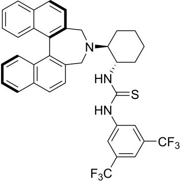 N-[3,5-Bis(trifluoromethyl)phenyl]-N'-[(1S,2S)-2-[(11bR)-3,5-dihydro-4H-dinaphth[2,1-c:1',2'-e]azepin-4-yl]cyclohexyl]thiourea|CS-0028350