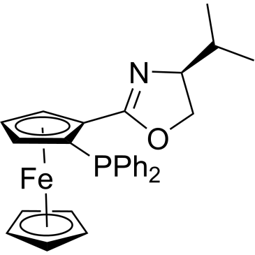 (2S)-1-[(4S)-4,5-Dihydro-4-(1-methylethyl)-2-oxazolyl]-2-(diphenylphosphino)ferrocene|CS-0031525
