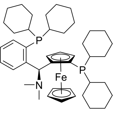 (S)-(-)-[(S)-2-Dicyclohexylphosphinoferrocenyl](N,N-dimethylamino)(2-dicyclohexylphosphinophenyl)methane|CS-0031985