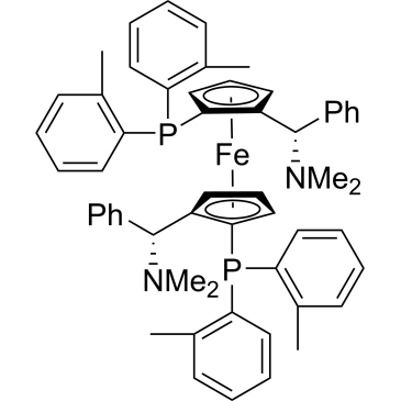 (R,R)-(+)-2,2'-Bis[(S)-(N,N-dimethylamino)(phenyl)methyl]-1,1'-bis(di(2-methylphenyl)phosphino)ferrocene|CS-0031999