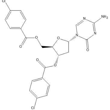 (2R,3S,5S)-5-(4-amino-2-oxo-1,3,5-triazin-1(2H)-yl)-2-(((4-chlorobenzoyl)oxy)methyl)tetrahydrofuran-3-yl 4-chlorobenzoate|CS-0033441
