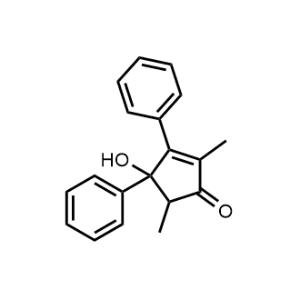 4-hydroxy-2,5-dimethyl-3,4-diphenylcyclopent-2-en-1-one|CS-0033730