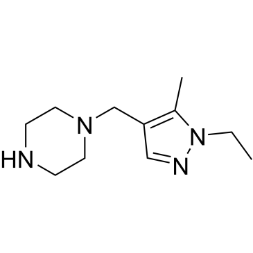 1-((1-ethyl-5-methyl-1H-pyrazol-4-yl)methyl)piperazine|CS-0034037