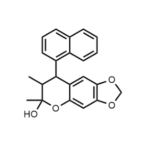 6,7-dimethyl-8-(naphthalen-1-yl)-7,8-dihydro-6H-[1,3]dioxolo[4,5-g]chromen-6-ol|CS-0034197