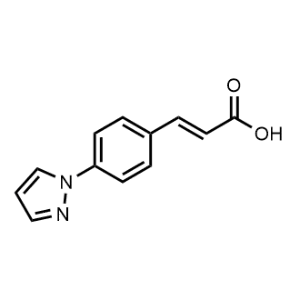 3-(4-(1H-pyrazol-1-yl)phenyl)acrylic acid|CS-0034397