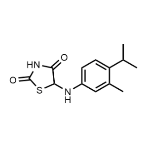 5-((4-isopropyl-3-methylphenyl)amino)thiazolidine-2,4-dione|CS-0034544