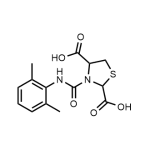 3-((2,6-dimethylphenyl)carbamoyl)thiazolidine-2,4-dicarboxylic acid|CS-0034577