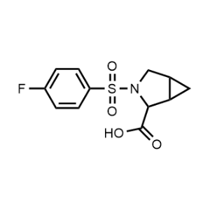 3-((4-fluorophenyl)sulfonyl)-3-azabicyclo[3.1.0]hexane-2-carboxylic acid|CS-0034587