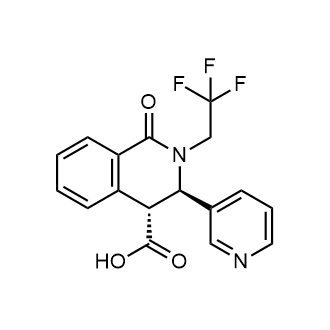 (3R,4R)-1,2,3,4-Tetrahydro-1-oxo-3-(3-pyridinyl)-2-(2,2,2-trifluoroethyl)-4-isoquinolinecarboxylic acid|CS-0034924