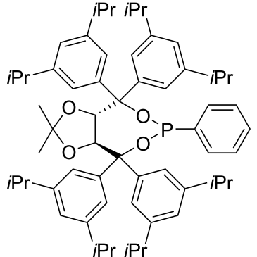 (3aS,8aS)-4,4,8,8-Tetrakis[3,5-bis(1-methylethyl)phenyl]tetrahydro-2,2-dimethyl-6-phenyl-1,3-dioxolo[4,5-e][1,3,2]dioxaphosphepin|CS-0035153