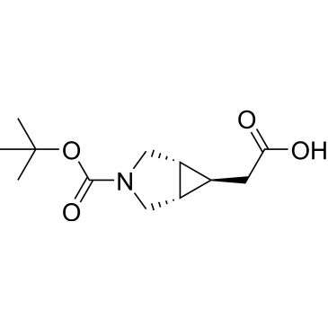 2-((1R,5S,6s)-3-(tert-Butoxycarbonyl)-3-azabicyclo[3.1.0]hexan-6-yl)acetic acid|CS-0035477