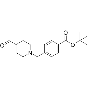tert-Butyl 4-[(4-formylpiperidin-1-yl)methyl]benzoate|CS-0035909