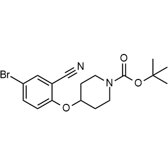 tert-Butyl 4-(4-bromo-2-cyanophenoxy)piperidine-1-carboxylate|CS-0035911