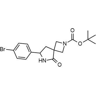 tert-Butyl 7-(4-bromophenyl)-5-oxo-2,6-diazaspiro[3.4]octane-2-carboxylate|CS-0036330