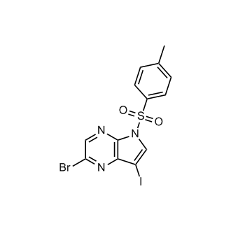 2-Bromo-7-iodo-5-(4-methylbenzenesulfonyl)-5H-pyrrolo[2,3-b]pyrazine|CS-0036632