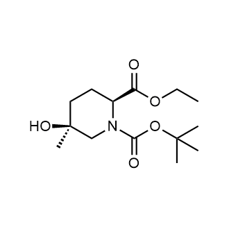 (2S,5S)-1-tert-Butyl 2-ethyl 5-hydroxy-5-methylpiperidine-1,2-dicarboxylate|CS-0036664