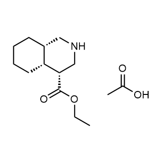 Ethyl (4R,4aR,8aS)-decahydroisoquinoline-4-carboxylate acetate|CS-0036707