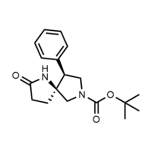 tert-Butyl (5S,9S)-2-oxo-9-phenyl-1,7-diazaspiro[4.4]nonane-7-carboxylate|CS-0036784