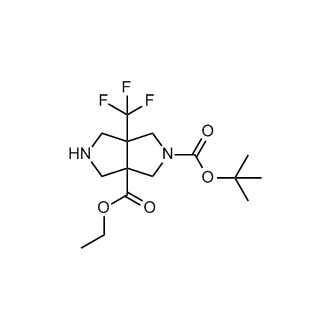 2-(tert-Butyl) 3a-ethyl 6a-(trifluoromethyl)tetrahydropyrrolo[3,4-c]pyrrole-2,3a(1H,3H)-dicarboxylate|CS-0036947
