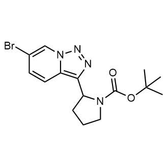 tert-Butyl 2-(6-bromo-[1,2,3]triazolo[1,5-a]pyridin-3-yl)pyrrolidine-1-carboxylate|CS-0037074