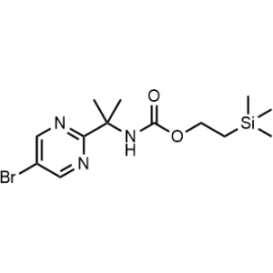 2-(Trimethylsilyl)ethyl (2-(5-bromopyrimidin-2-yl)propan-2-yl)carbamate|CS-0037310