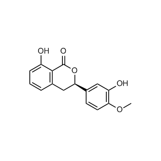 (3R)-8-hydroxy-3-(3-hydroxy-4-methoxyphenyl)-3,4-dihydroisochromen-1-one|CS-0037528