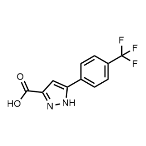 5-(4-(Trifluoromethyl)phenyl)-1H-pyrazole-3-carboxylic acid|CS-0037586