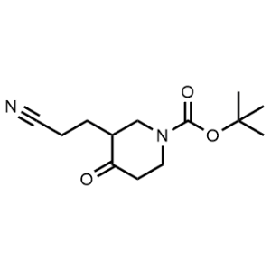 tert-Butyl 3-(2-cyanoethyl)-4-oxopiperidine-1-carboxylate|CS-0038525