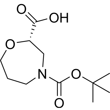 (S)-4-(tert-Butoxycarbonyl)-1,4-oxazepane-2-carboxylic acid|CS-0038548