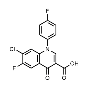 7-Chloro-6-fluoro-1-(4-fluorophenyl)-1,4-dihydro-4-oxo-3-quinolinecarboxylic acid|CS-0039255