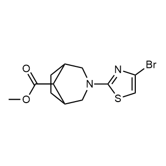 methyl 3-(4-bromothiazol-2-yl)-3-azabicyclo[3.2.1]octane-8-carboxylate|CS-0039347