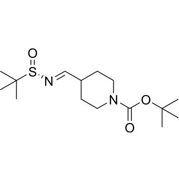 tert-Butyl (S,E)-4-[[(tert-butylsulfinyl)imino]methyl]piperidine-1-carboxylate|CS-0039363