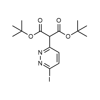 Propanedioic acid, 2-(6-iodo-3-pyridazinyl)-, 1,3-bis(1,1-dimethylethyl) ester|CS-0039531