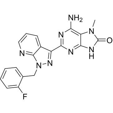6-Amino-2-(1-(2-fluorobenzyl)-1H-pyrazolo[3,4-b]pyridin-3-yl)-7-methyl-7H-purin-8(9H)-one|CS-0039577