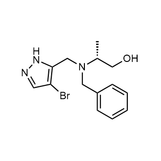 (R)-2-(benzyl((4-bromo-1H-pyrazol-5-yl)methyl)amino)propan-1-ol|CS-0039581