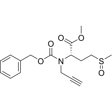 Methyl (2S)-2-(((benzyloxy)carbonyl)(prop-2-yn-1-yl)amino)-4-(methylsulfinyl)butanoate|CS-0039608