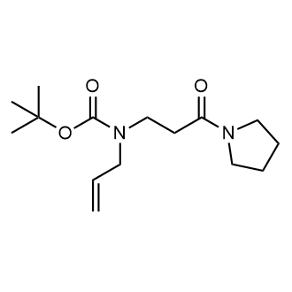 Carbamic acid, N-[3-oxo-3-(1-pyrrolidinyl)propyl]-N-2-propen-1-yl-, 1,1-dimethylethyl ester|CS-0039659