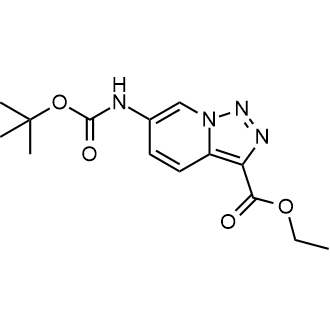 [1,2,3]Triazolo[1,5-a]pyridine-3-carboxylic acid, 6-[[(1,1-dimethylethoxy)carbonyl]amino]-, ethyl ester|CS-0039708