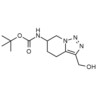 Tert-butyl (3-(hydroxymethyl)-4,5,6,7-tetrahydro-[1,2,3]triazolo[1,5-a]pyridin-6-yl)carbamate|CS-0039856