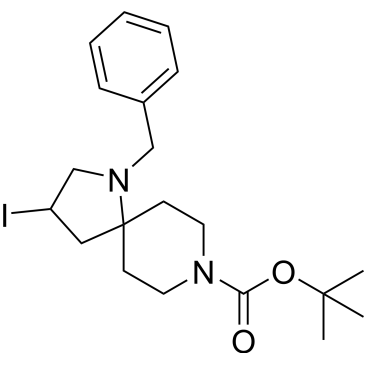 tert-Butyl 1-benzyl-3-iodo-1,8-diazaspiro[4.5]decane-8-carboxylate|CS-0039905