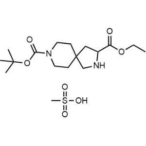 8-tert-Butyl 3-ethyl 2,8-diazaspiro[4.5]decane-3,8-dicarboxylate methanesulfonate|CS-0039990