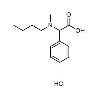 Benzeneacetic acid, α-(butylmethylamino)-, hydrochloride 1:1|CS-0040029
