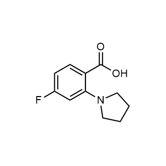 4-Fluoro-2-(1-pyrrolidinyl)benzoic acid|CS-0040178