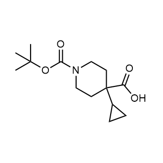 1-(tert-Butoxycarbonyl)-4-cyclopropyl-4-piperidinecarboxylic acid|CS-0040629