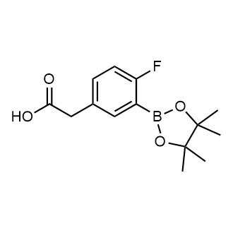 2-(4-Fluoro-3-(4,4,5,5-tetramethyl-1,3,2-dioxaborolan-2-yl)phenyl)acetic acid|CS-0041197