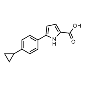 5-(4-Cyclopropylphenyl)-1H-pyrrole-2-carboxylic acid|CS-0041541