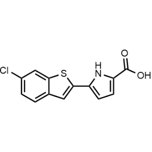 5-(6-Chlorobenzo[b]thiophen-2-yl)-1H-pyrrole-2-carboxylic acid|CS-0042268