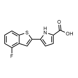 5-(4-Fluorobenzo[b]thiophen-2-yl)-1H-pyrrole-2-carboxylic acid|CS-0043252